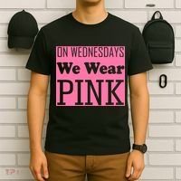 Breast Cancer Awareness Wednesdays We Wear Pink T-Shirt thumb 6