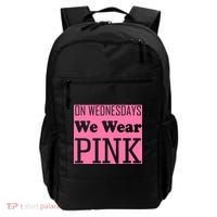 Breast Cancer Awareness Wednesdays We Wear Pink Backpack thumb 0