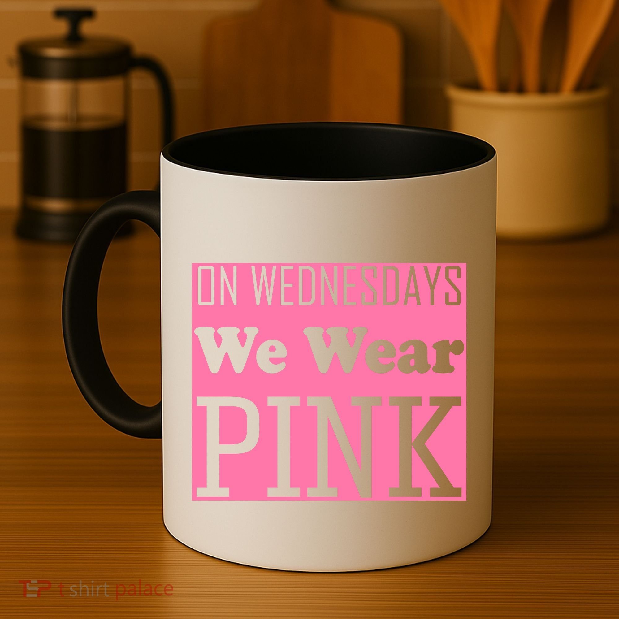 Breast Cancer Awareness Wednesdays We Wear Pink Coffee Mug