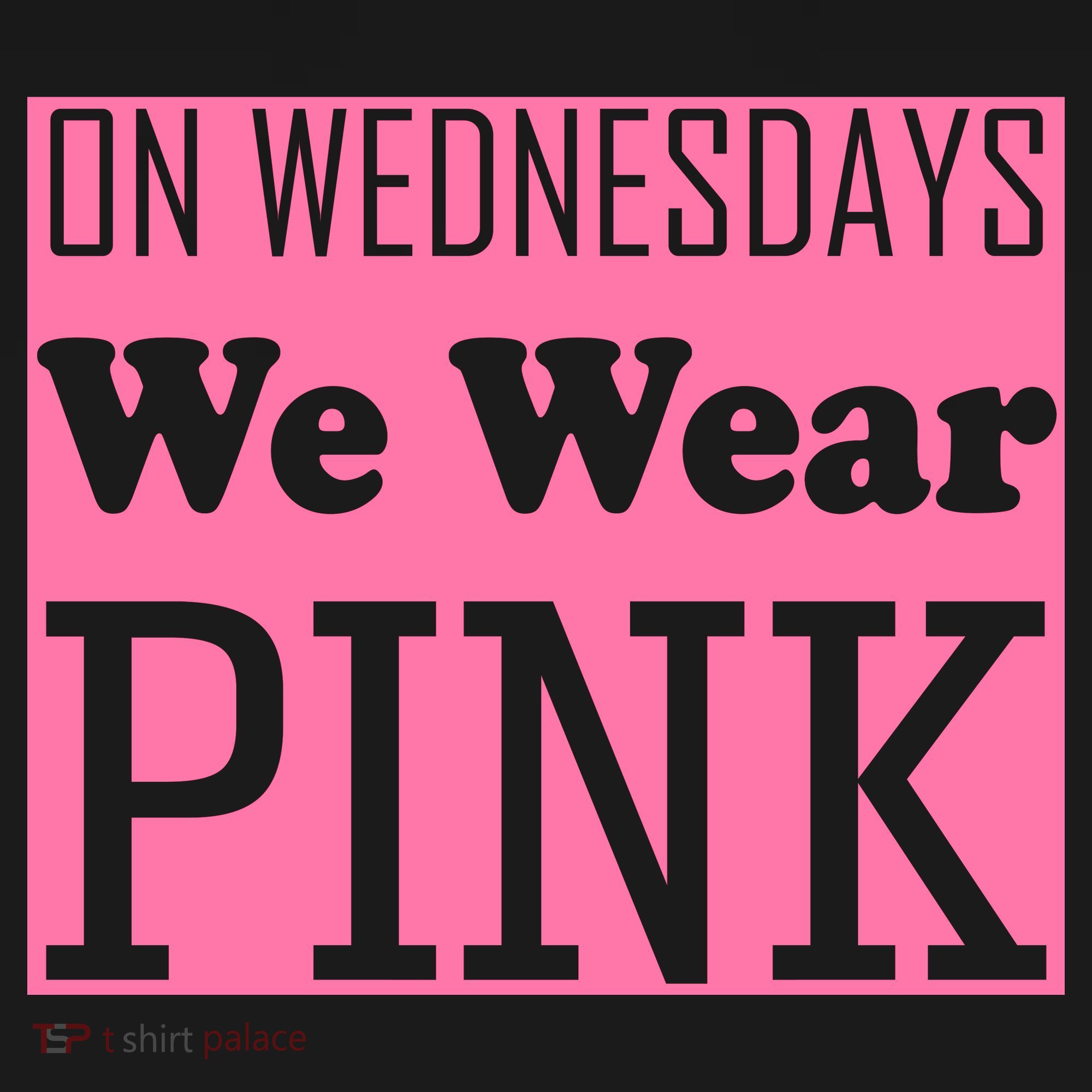 Breast Cancer Awareness Wednesdays We Wear Pink Women's Tank Top