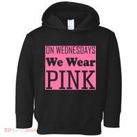 Breast Cancer Awareness Wednesdays We Wear Pink Toddler Hoodie thumb 0
