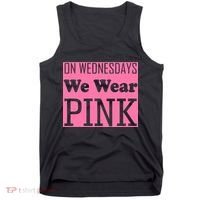 Breast Cancer Awareness Wednesdays We Wear Pink Tank Top thumb 0