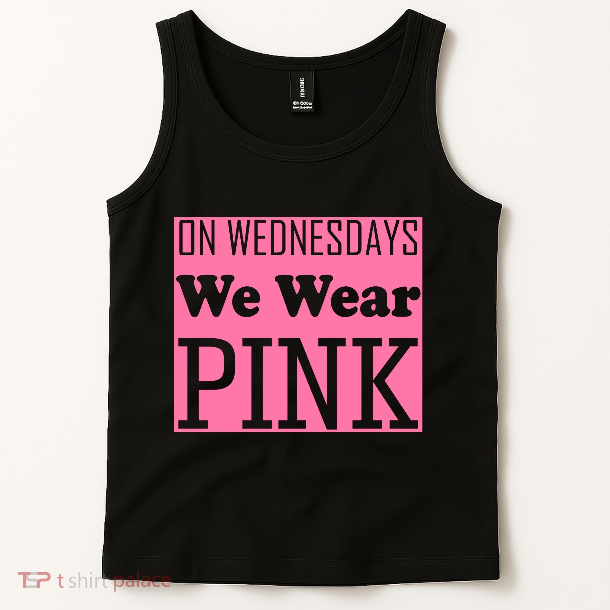 Breast Cancer Awareness Wednesdays We Wear Pink Tank Top