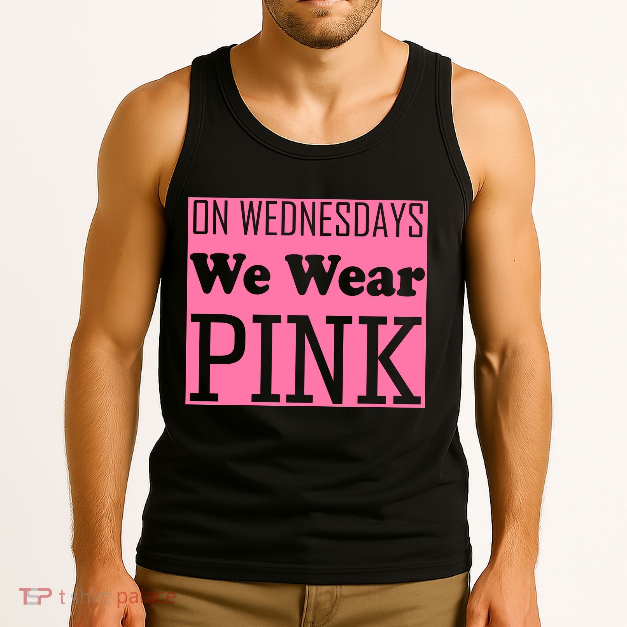 Breast Cancer Awareness Wednesdays We Wear Pink Tank Top