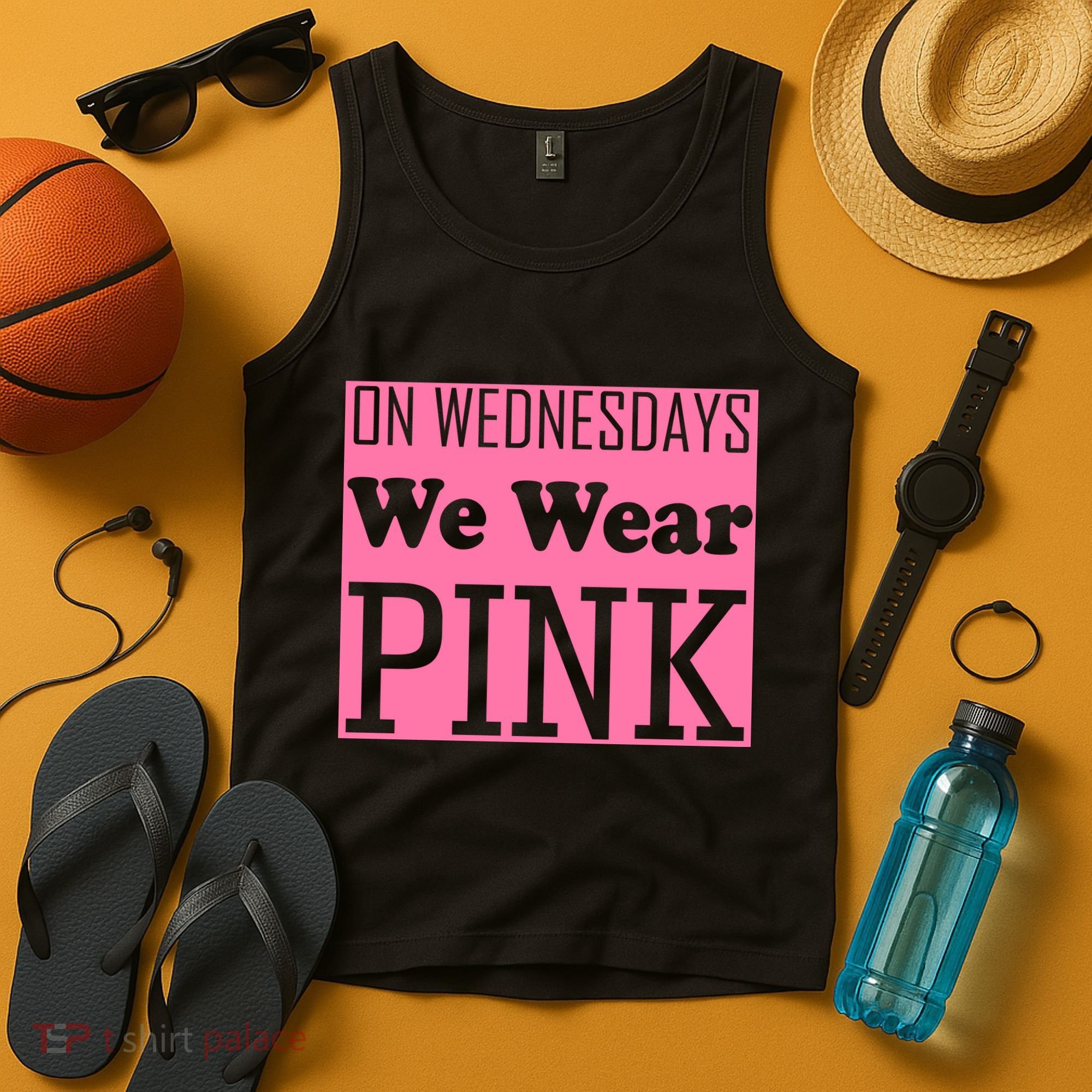 Breast Cancer Awareness Wednesdays We Wear Pink Tank Top