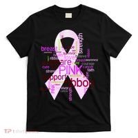 Breast Cancer Awareness Word Mash-Up T-Shirt thumb 0