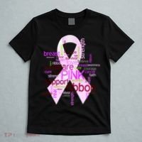 Breast Cancer Awareness Word Mash-Up T-Shirt thumb 5
