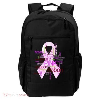 Breast Cancer Awareness Word Mash-Up Backpack
