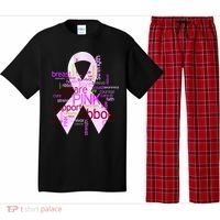 Breast Cancer Awareness Word Mash-Up Pajama Set thumb 0