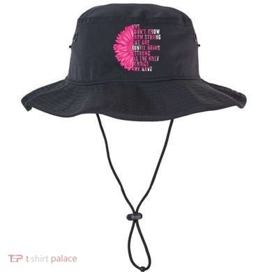 Breast Cancer Being Strong Is The Only Thing We Have Bucket Hat