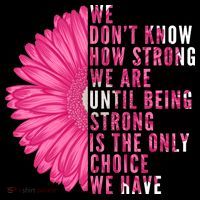 Breast Cancer Being Strong Is The Only Thing We Have Women's Hoodie thumb 2