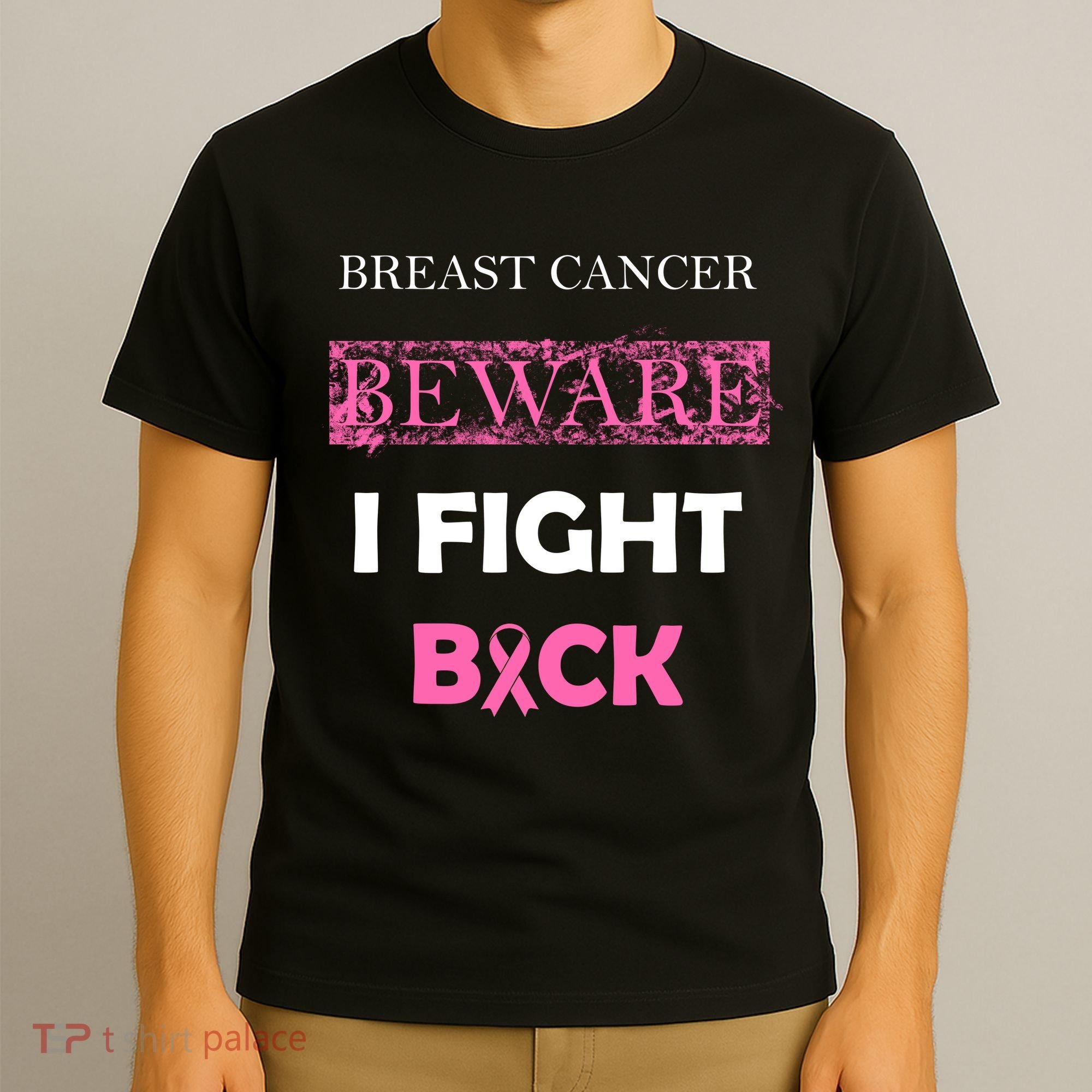 Breast Cancer Beware I Fight Back T-Shirt