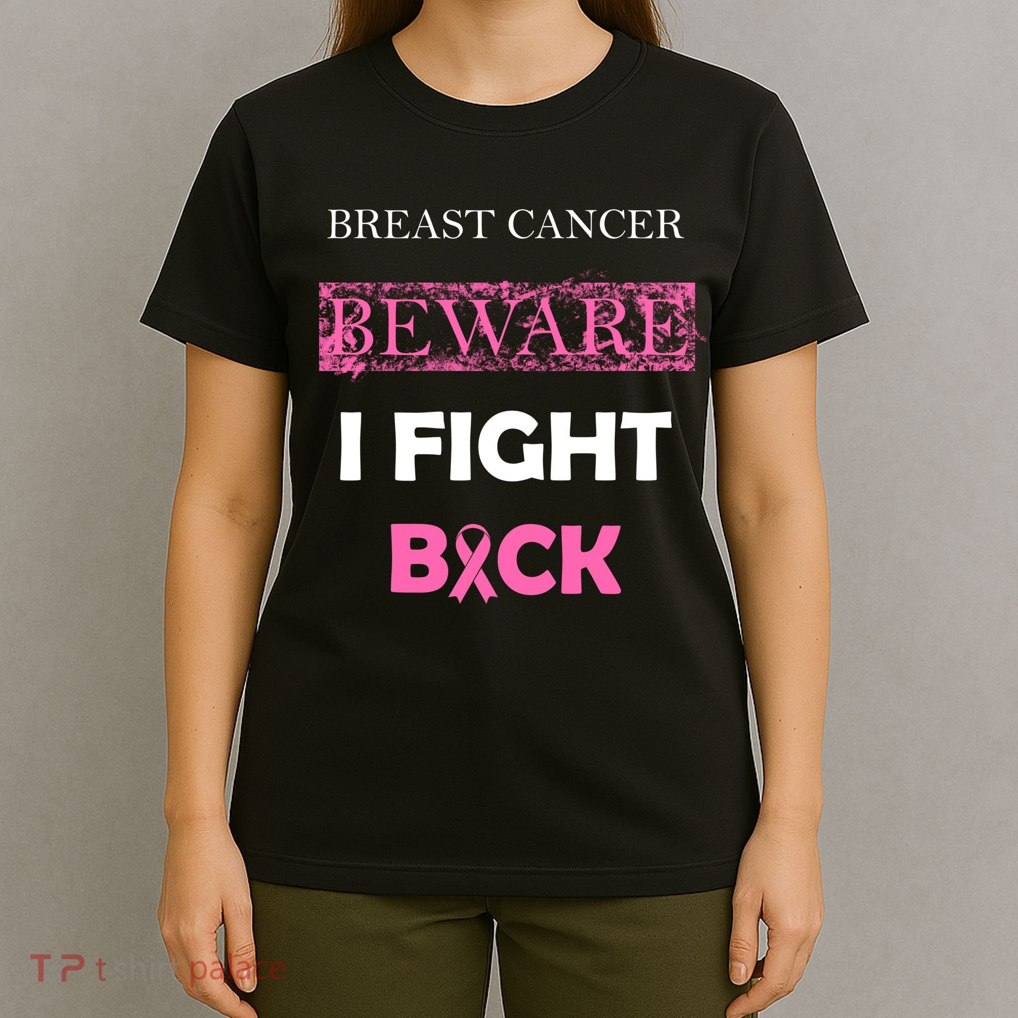 Breast Cancer Beware I Fight Back T-Shirt