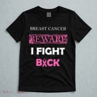 Breast Cancer Beware I Fight Back T-Shirt thumb 5