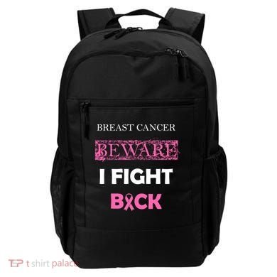 Breast Cancer Beware I Fight Back Backpack