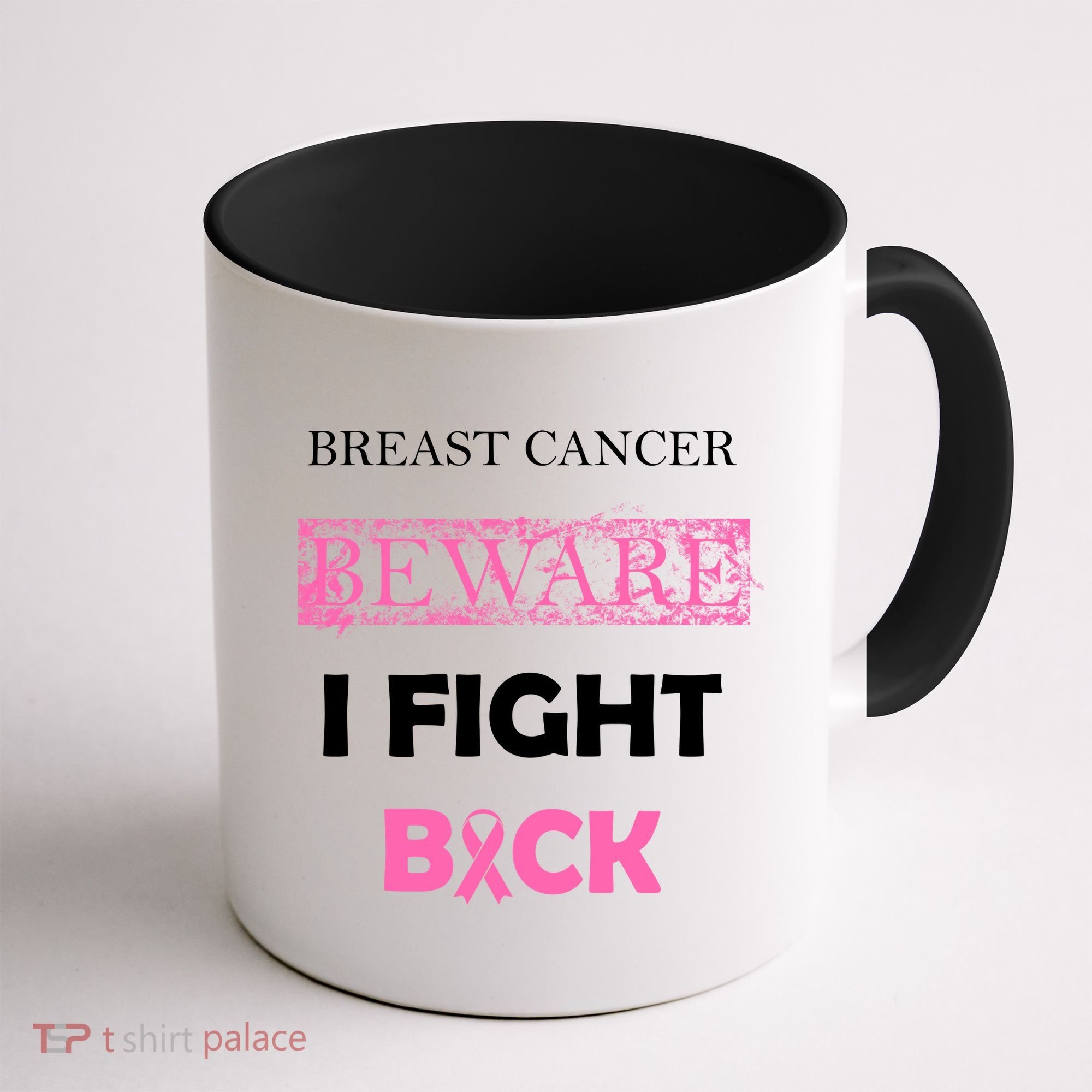 Breast Cancer Beware I Fight Back Coffee Mug