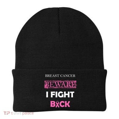 Breast Cancer Beware I Fight Back Beanie