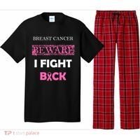 Breast Cancer Beware I Fight Back Pajama Set thumb 0