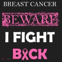 Breast Cancer Beware I Fight Back Hat thumb 2