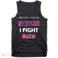 Breast Cancer Beware I Fight Back Tank Top thumb 0