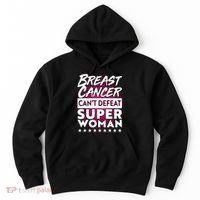 Breast Cancer Can't Defeat Super Woman Hoodie thumb 0