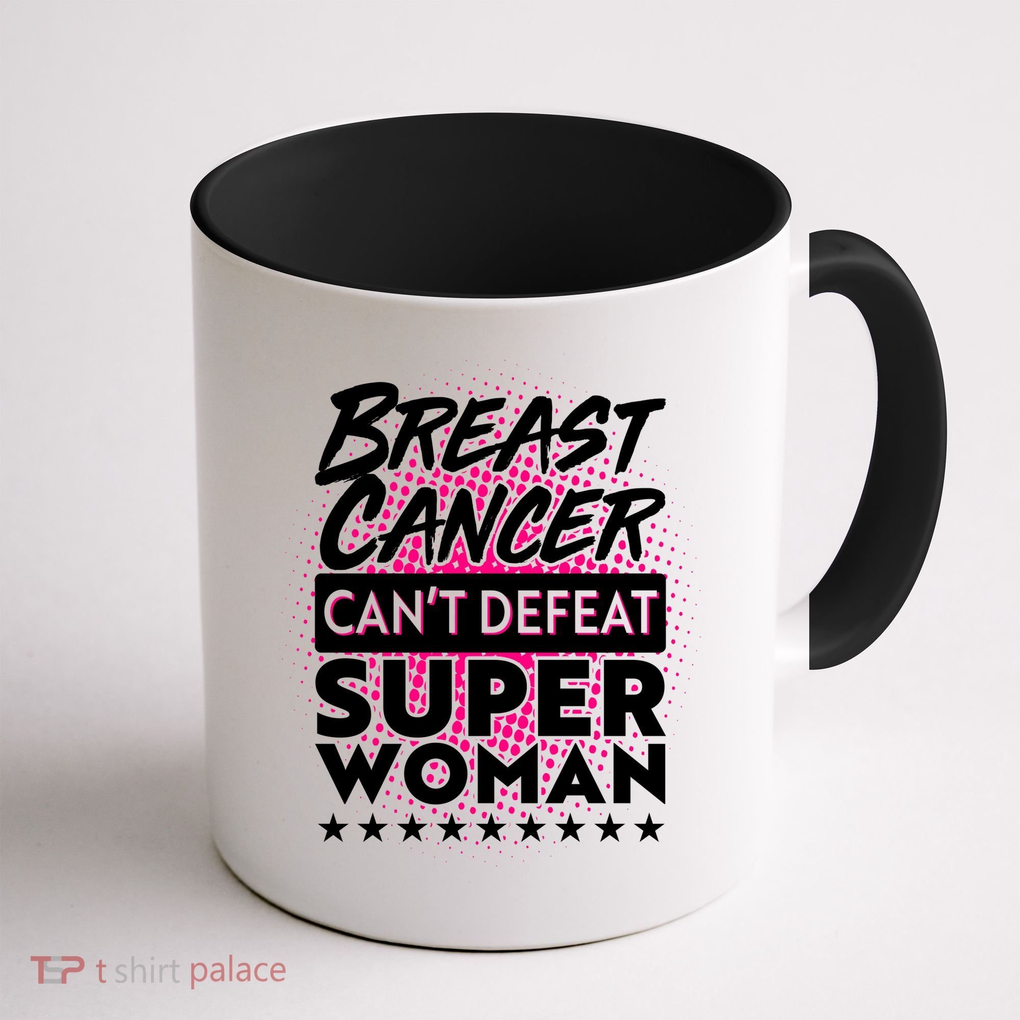 Breast Cancer Can't Defeat Super Woman Coffee Mug