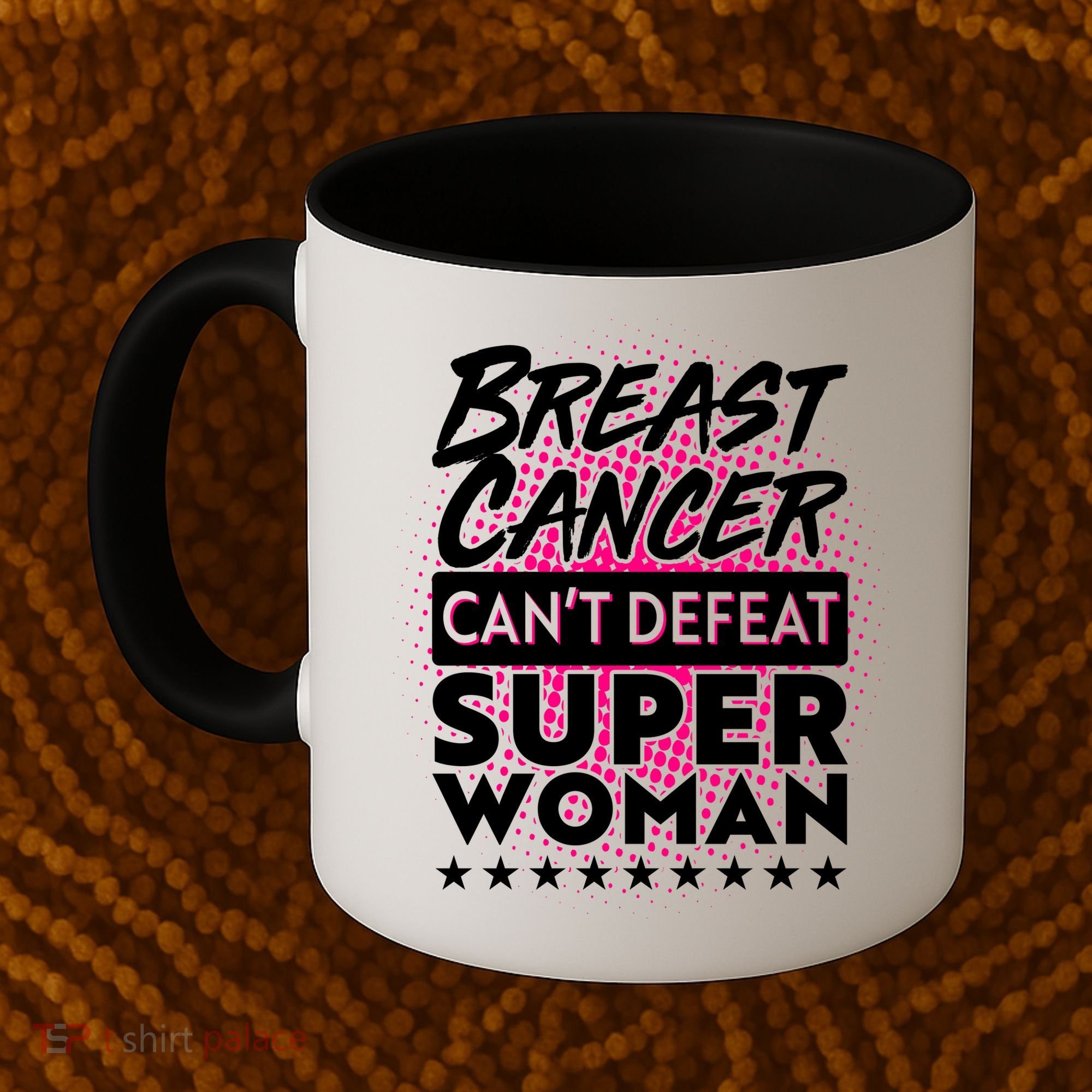 Breast Cancer Can't Defeat Super Woman Coffee Mug