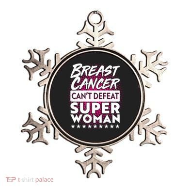 Breast Cancer Can't Defeat Super Woman Ornament