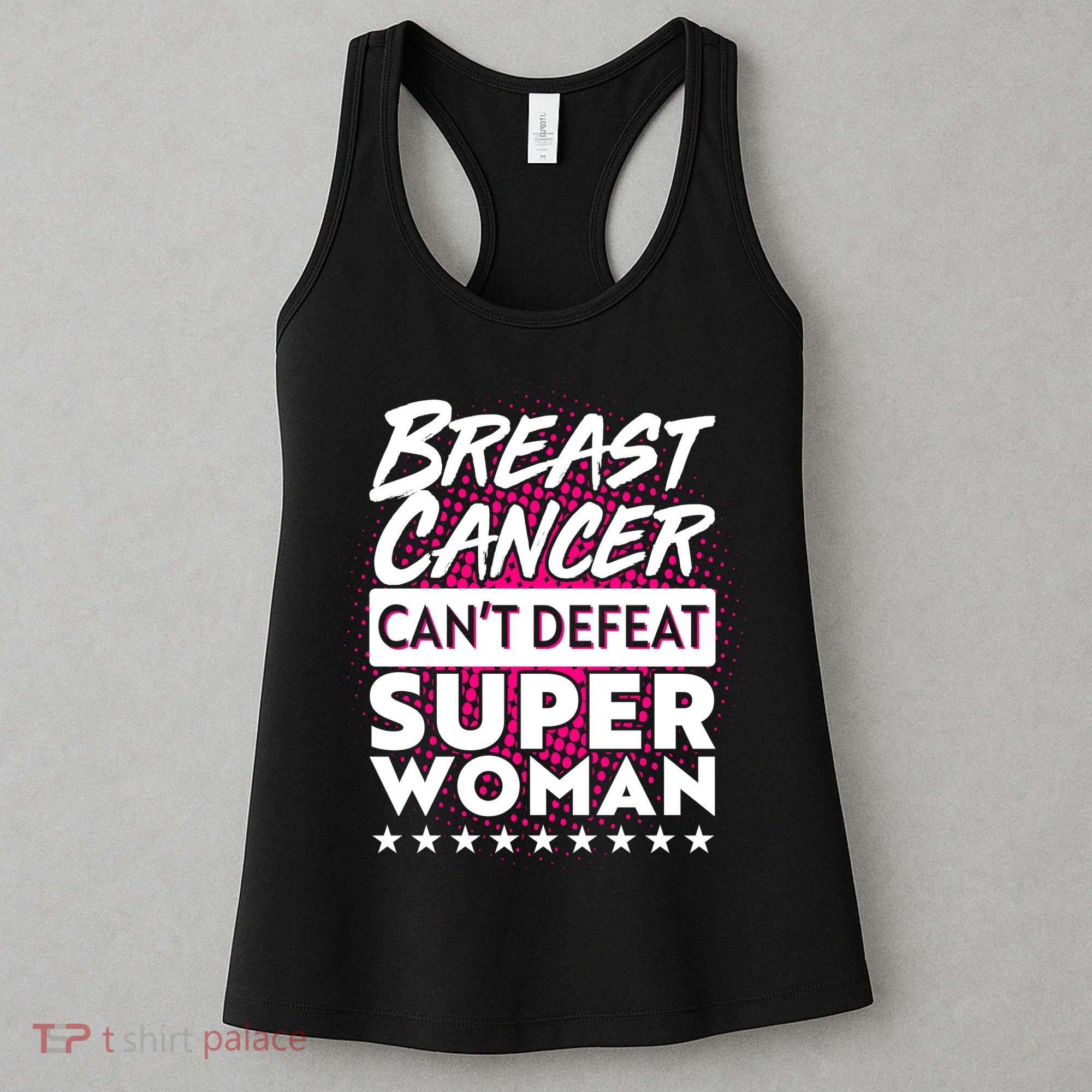 Breast Cancer Can't Defeat Super Woman Women's Tank Top