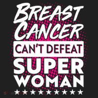 Breast Cancer Can't Defeat Super Woman Hat thumb 2