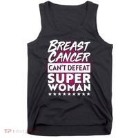 Breast Cancer Can't Defeat Super Woman Tank Top thumb 0