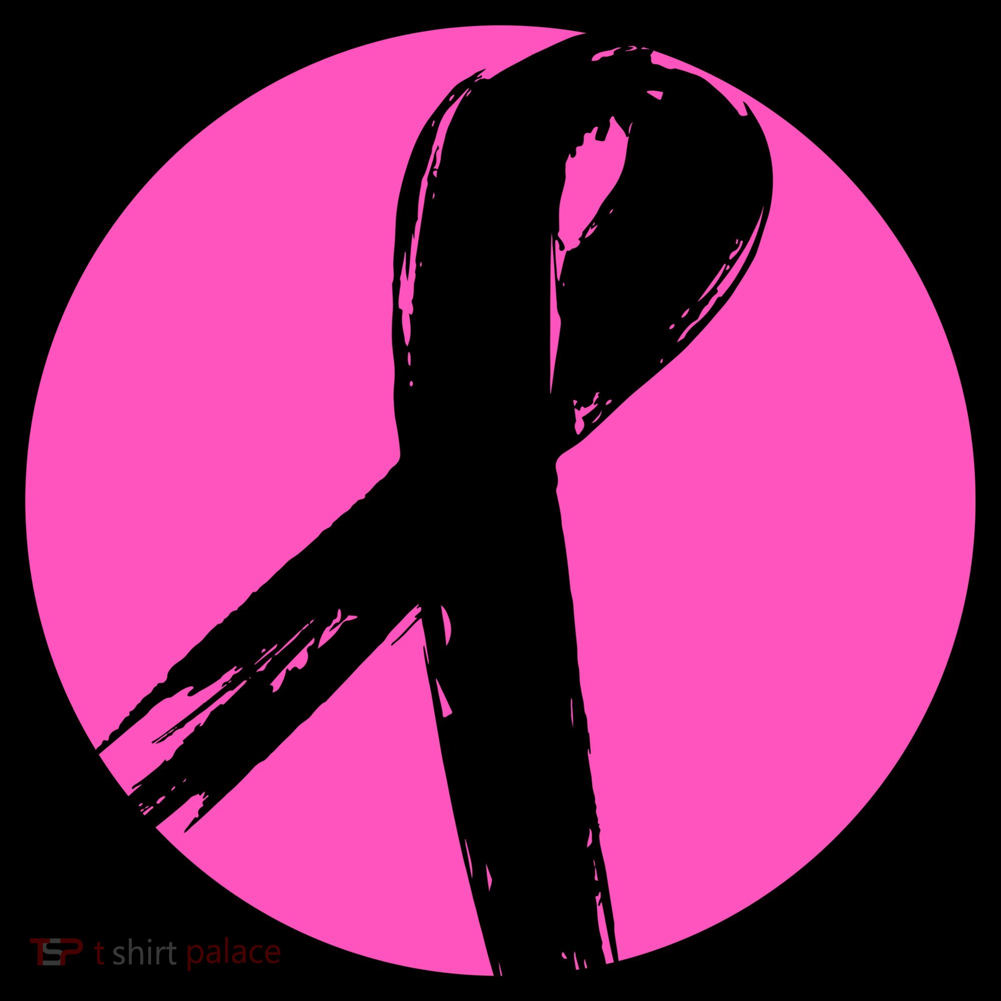Breast Cancer Circle Ribbon Logo Coffee Mug