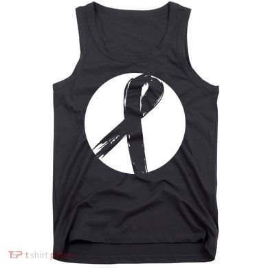 Breast Cancer Circle Ribbon Logo Tank Top
