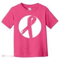 Breast Cancer Circle Ribbon Logo Toddler T-Shirt thumb 0