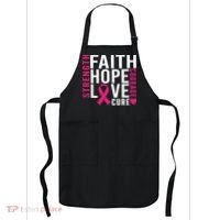 Breast Cancer Faith Hope Love Courage Apron thumb 0
