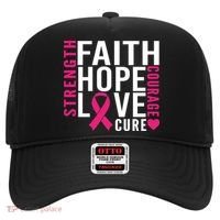 Breast Cancer Faith Hope Love Courage Hat thumb 0