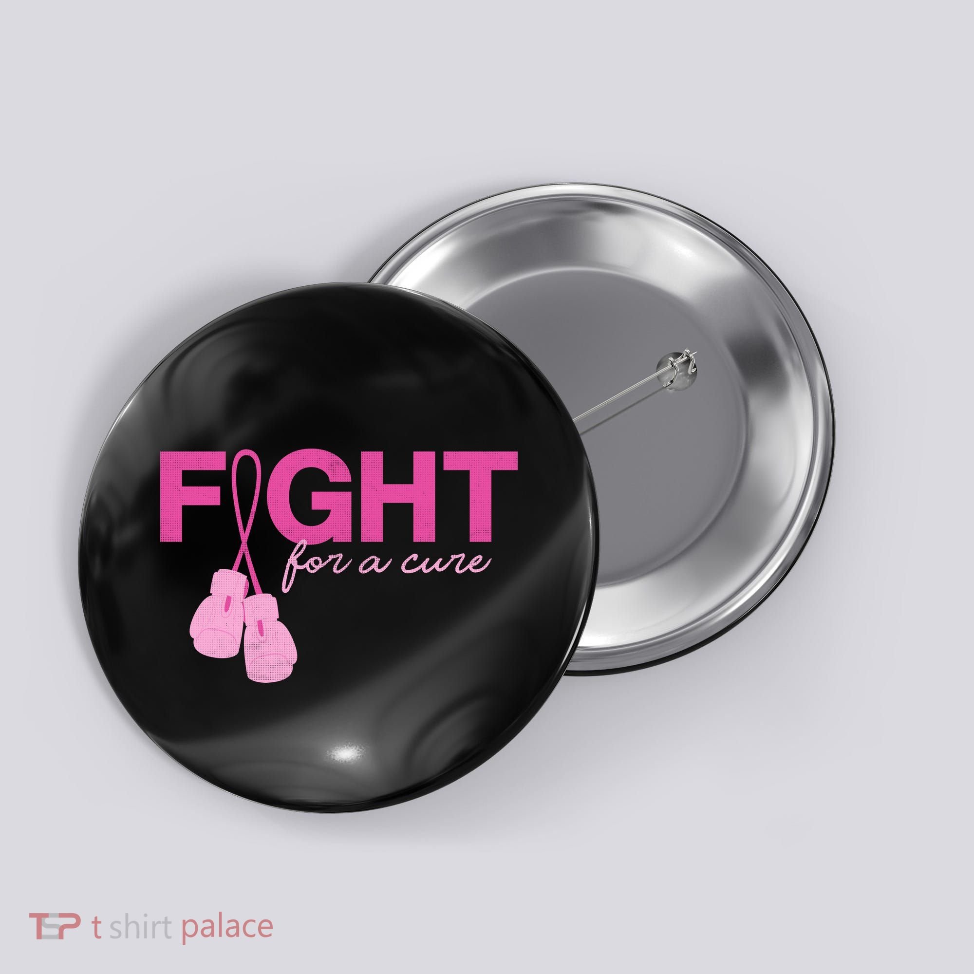 Breast Cancer Fight For A Cure Button