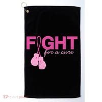 Breast Cancer Fight For A Cure Golf Towel thumb 0