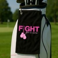 Breast Cancer Fight For A Cure Golf Towel thumb 2