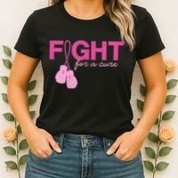 Breast Cancer Fight For A Cure Women's T-Shirt thumb 2
