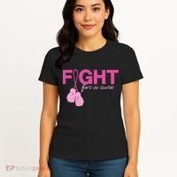 Breast Cancer Fight For A Cure Women's T-Shirt thumb 4