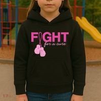 Breast Cancer Fight For A Cure Kids Hoodie thumb 3