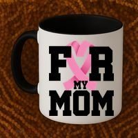 Breast Cancer For My Mom Coffee Mug thumb 2