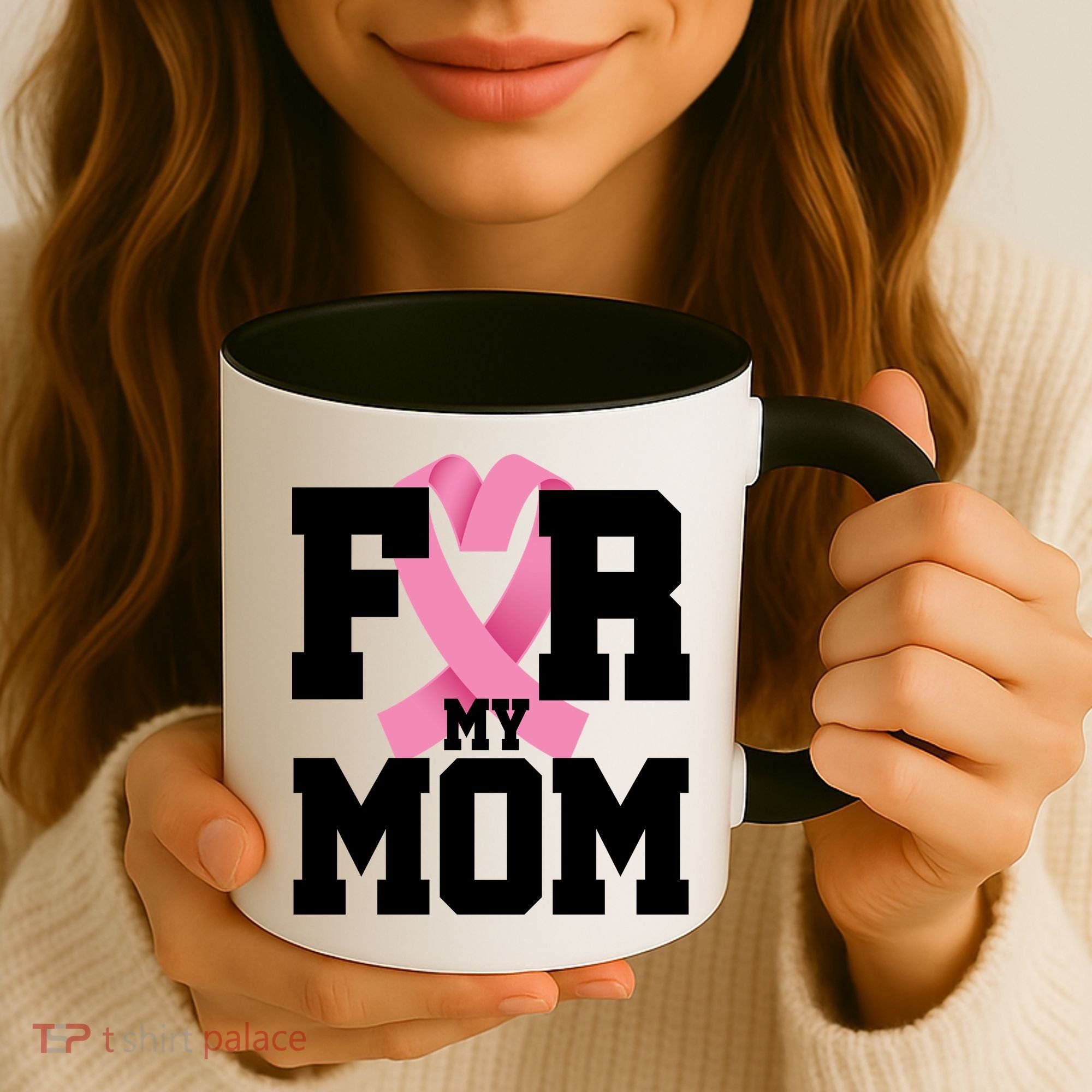 Breast Cancer For My Mom Coffee Mug