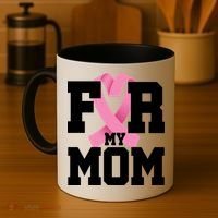 Breast Cancer For My Mom Coffee Mug thumb 4