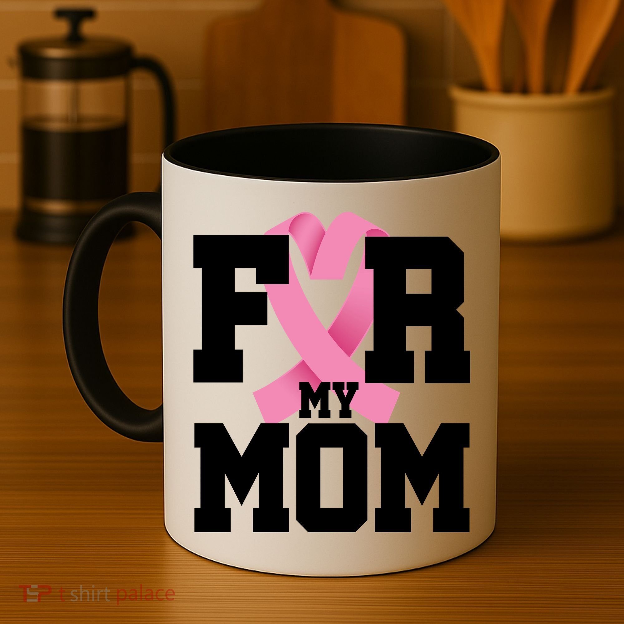Breast Cancer For My Mom Coffee Mug