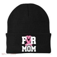 Breast Cancer For My Mom Beanie thumb 0