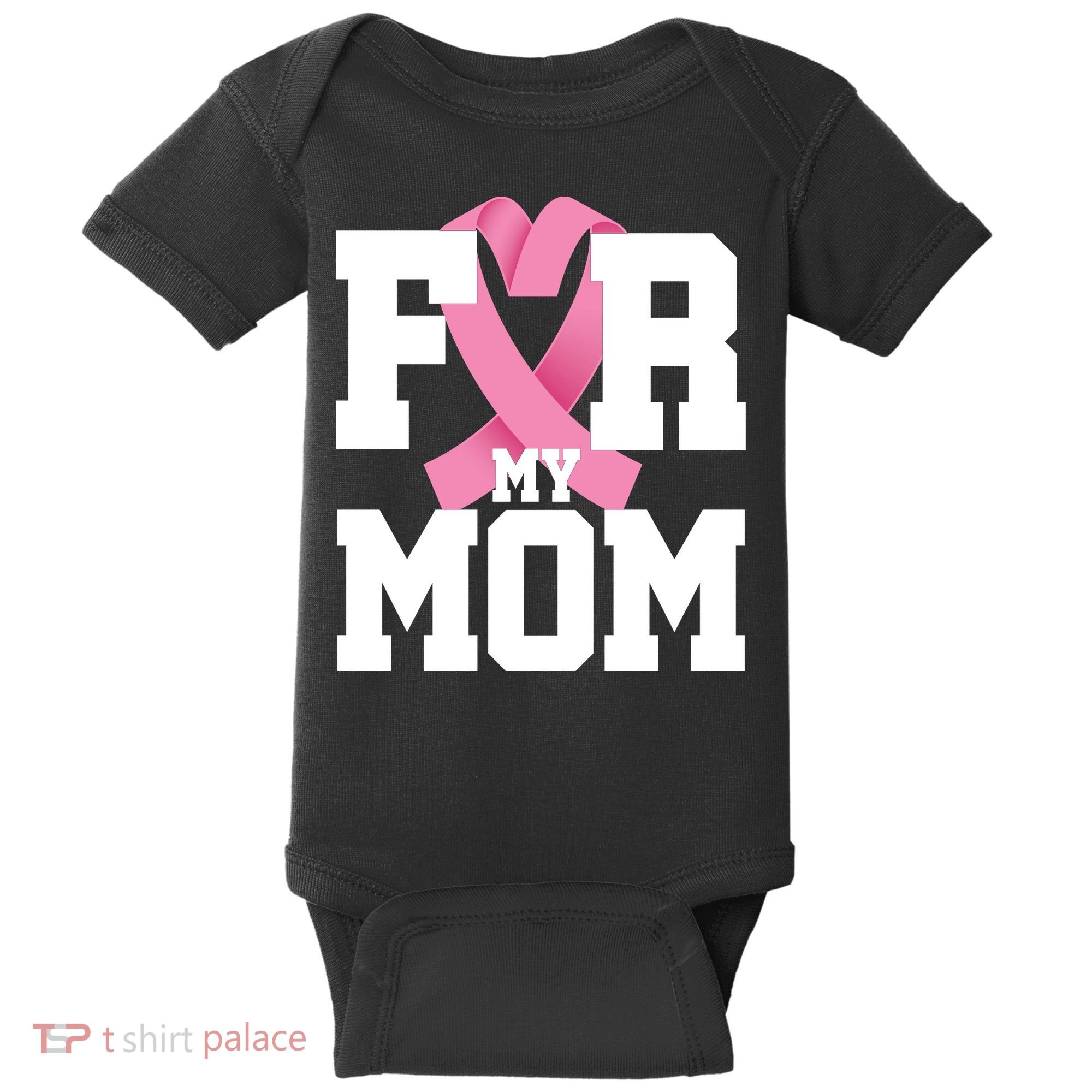 Breast Cancer For My Mom Baby Bodysuit