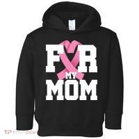 Breast Cancer For My Mom Toddler Hoodie thumb 0
