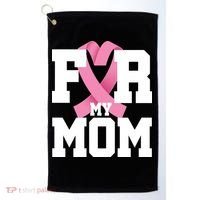 Breast Cancer For My Mom Golf Towel thumb 0